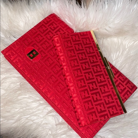 Fendi Scarlet Wallet and Clutch Duo - Picture 2 of 10